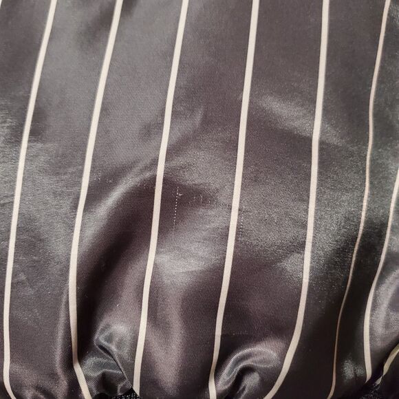 Vintage Y2K Avirex 75 Satin Bomber Jacket Mens Large Striped Grunge Streetwear - Picture 10 of 12